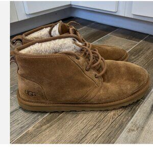 MEN'S UGG NEUMEL SUEDE BOOT CHESTNUT BROWN SIZE 12 3236